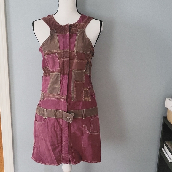 Isabel marant patched work mini dress